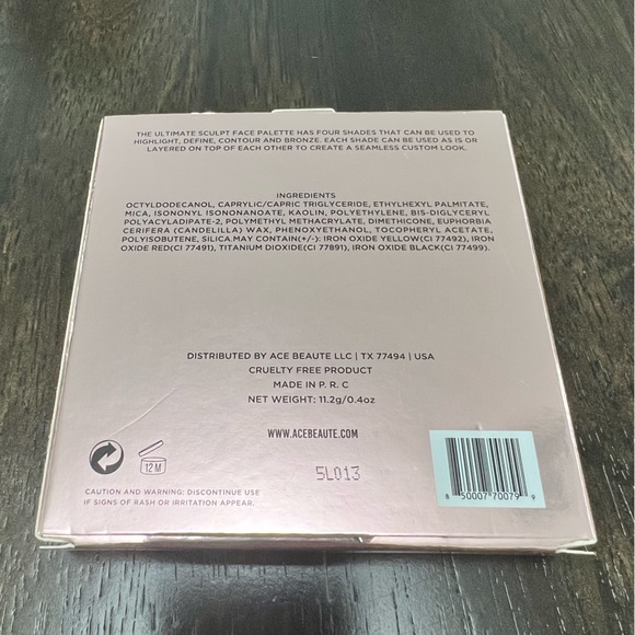 ACE BEAUTE Unlimited Sculpt Face Palette Limited Edition - Picture 5 of 5